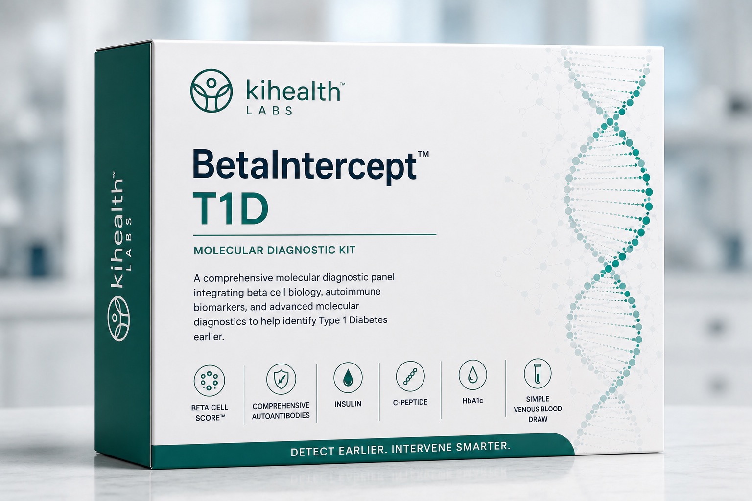 Beta Intercept T1D molecular diagnostic kit box