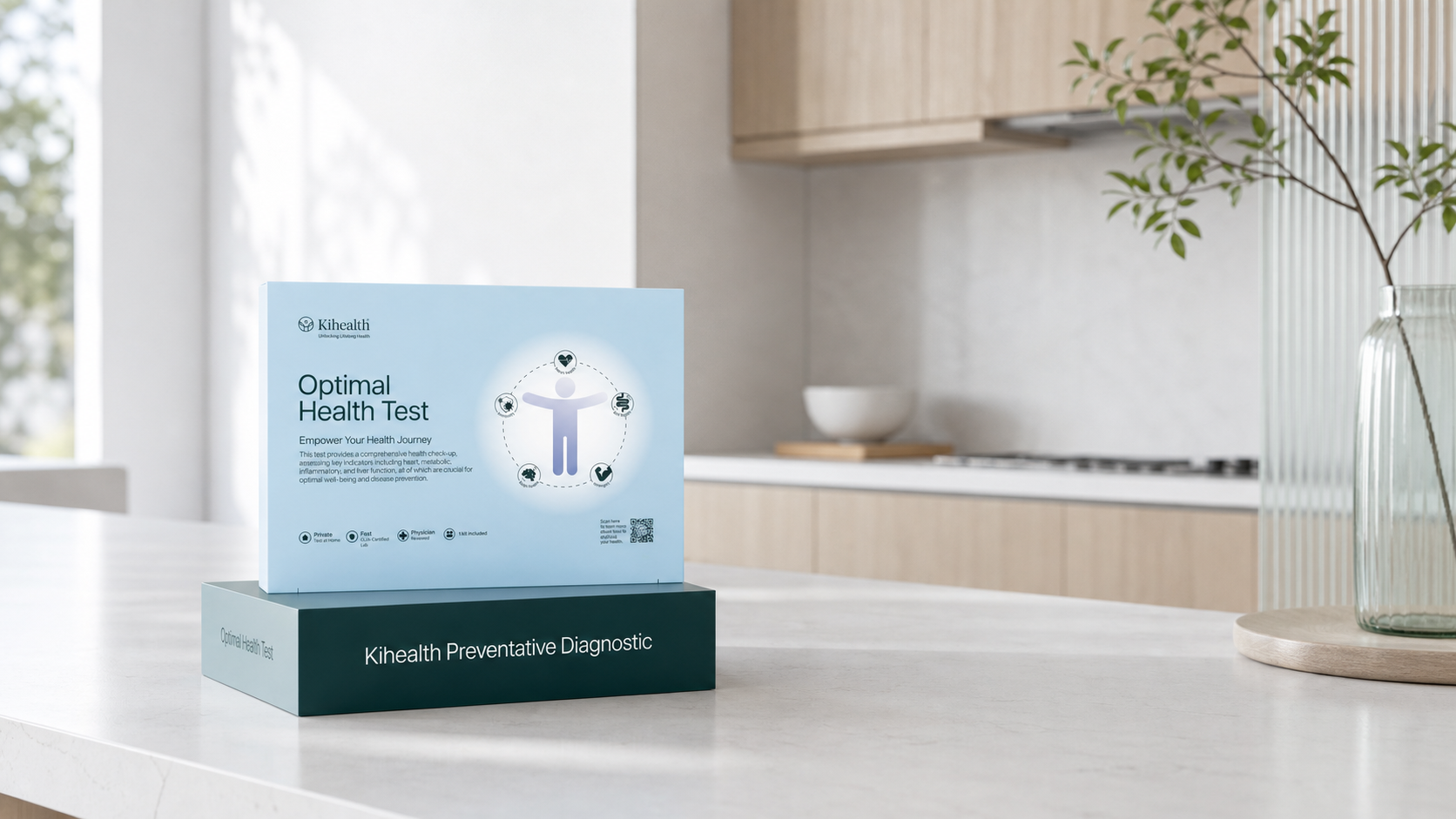 Optimal Health Test kit from Kihealth